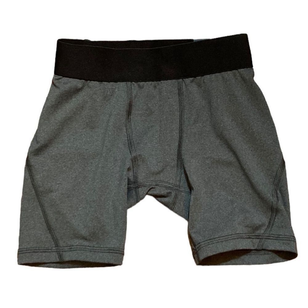 DSG Boy’s Compression Shorts,‎ Dark Heather Grey, Size S (8-9), NWT